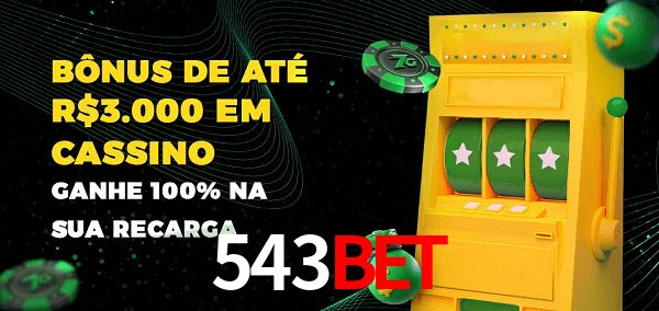 543Bet melhor bônus de depósito